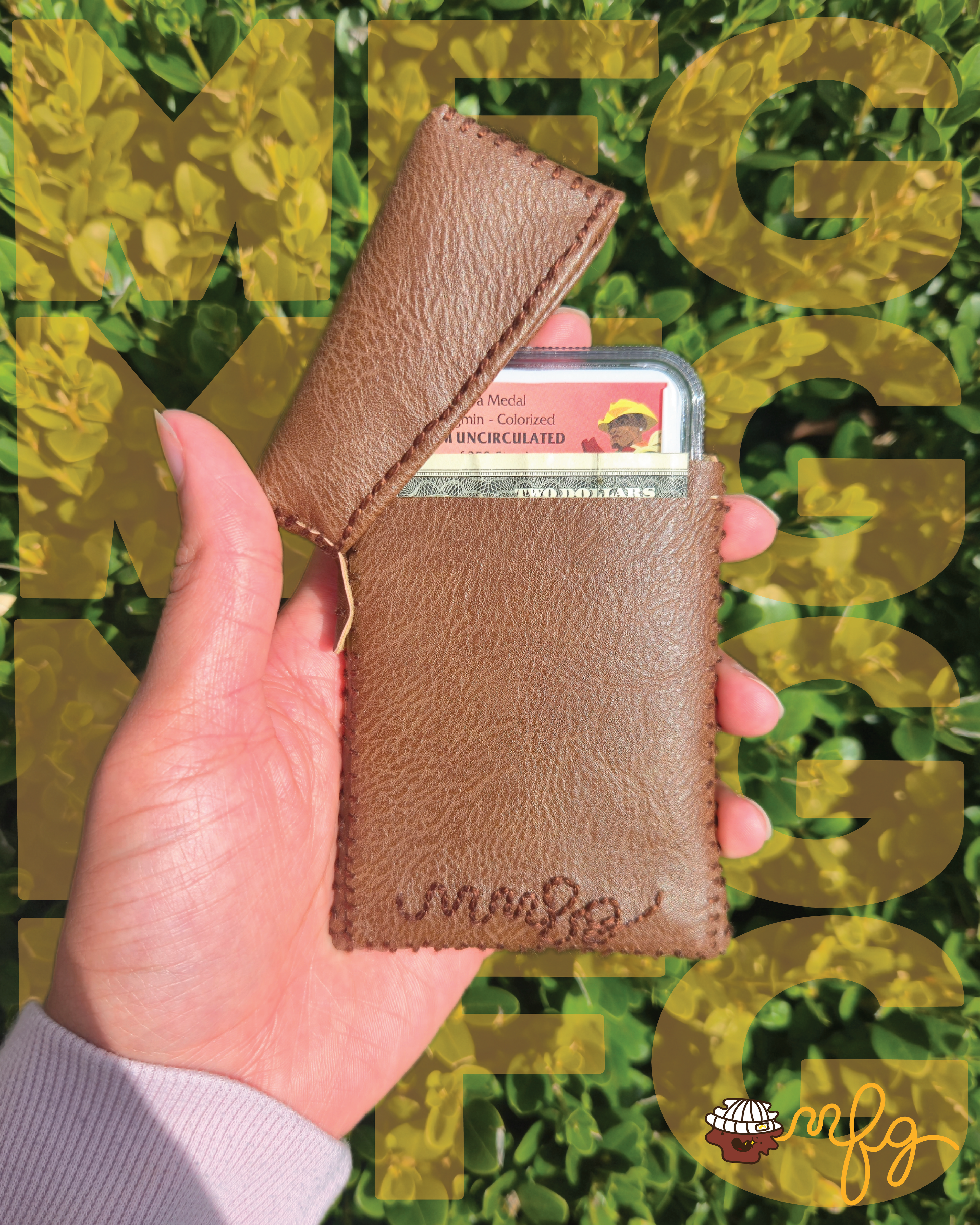 Clab Sleeve (Leather w/ Pocket)