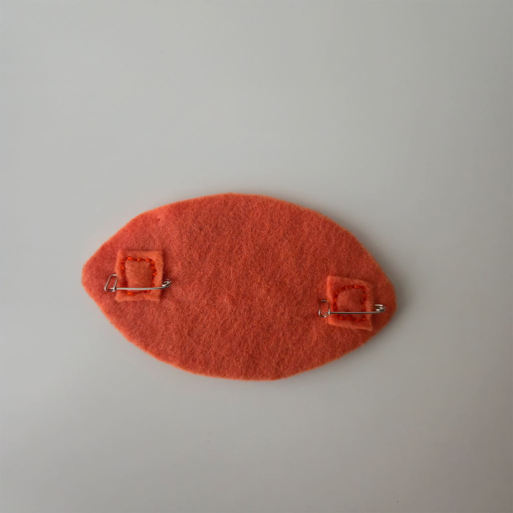 Da Football Felt Pin