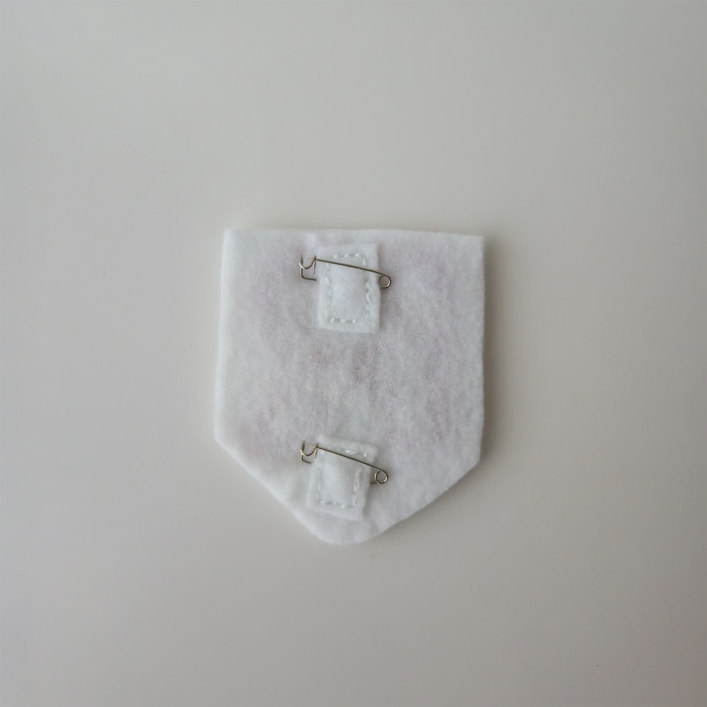 Team R Inspired Felt Badge Pin