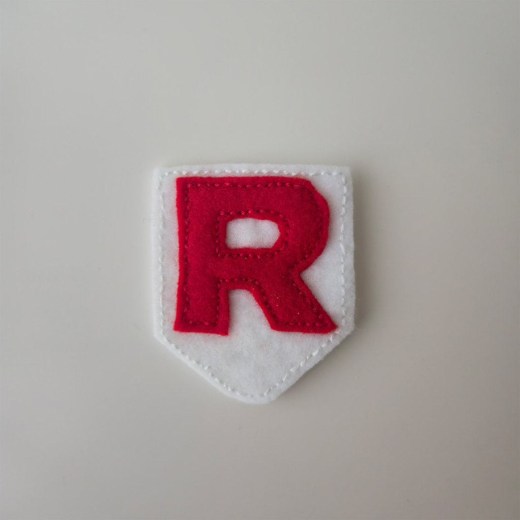 Team R Inspired Felt Badge Pin
