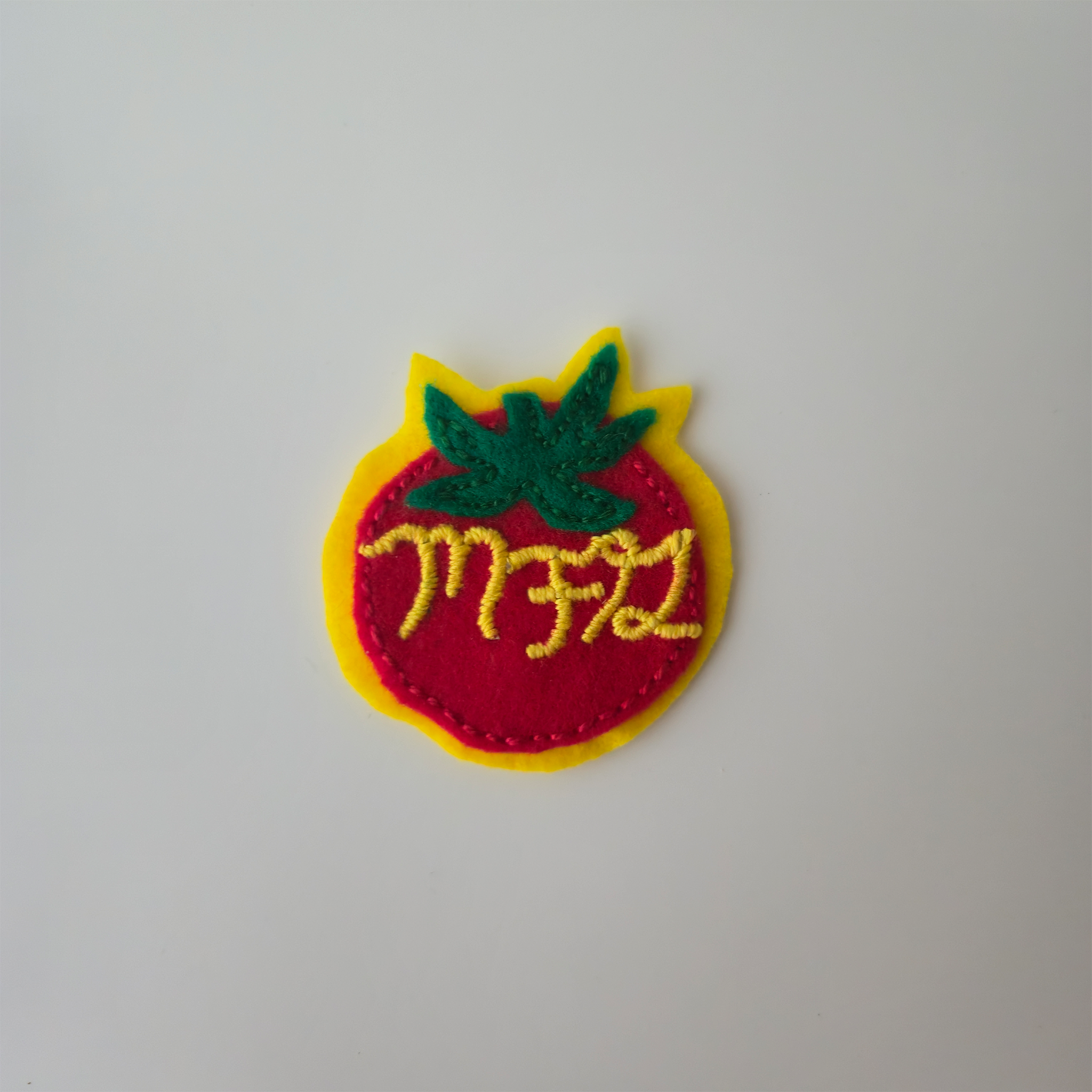 Tomato Felt Pin