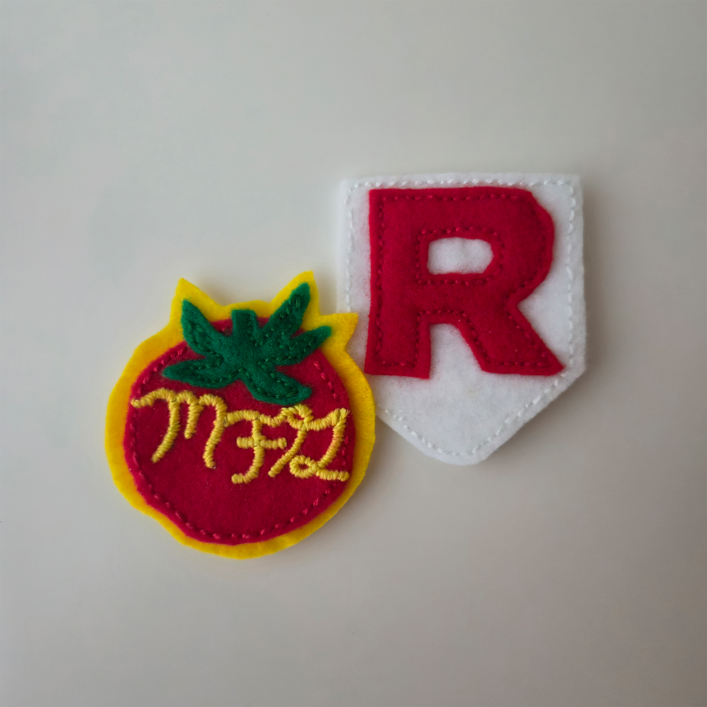 Team R Inspired Felt Badge Pin